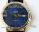 Perfect Replica Omega De Ville Blue Roman Dial Yellow Gold Case Watch (4)_th.jpg